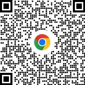 Chrome tarayıcıyı mobil cihazlarda indirmek için QR kodu